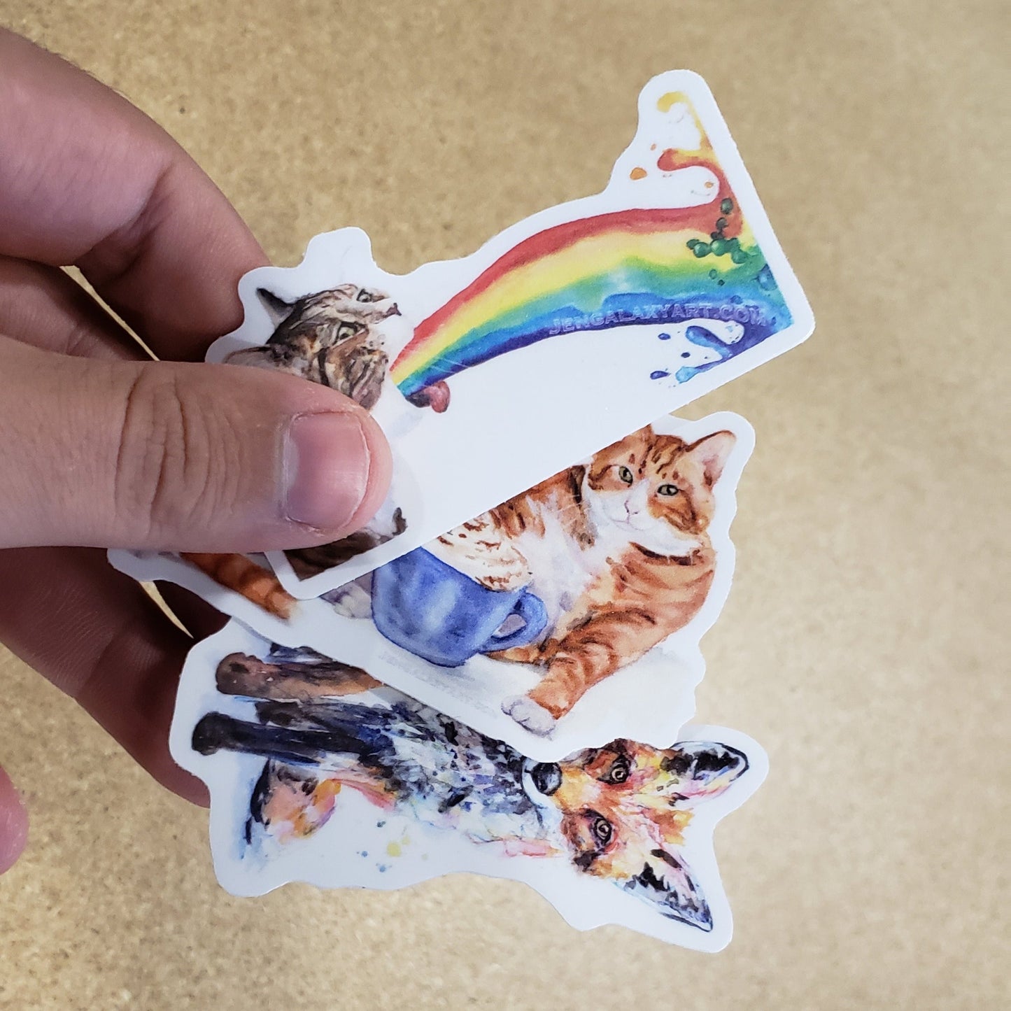 Multi-Design Vinyl Sticker Packs for Artists