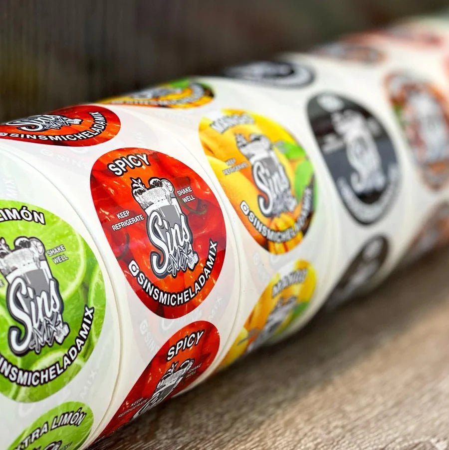 Custom Circle Roll Labels - Stickr - 1.5" - 250 Stickers -