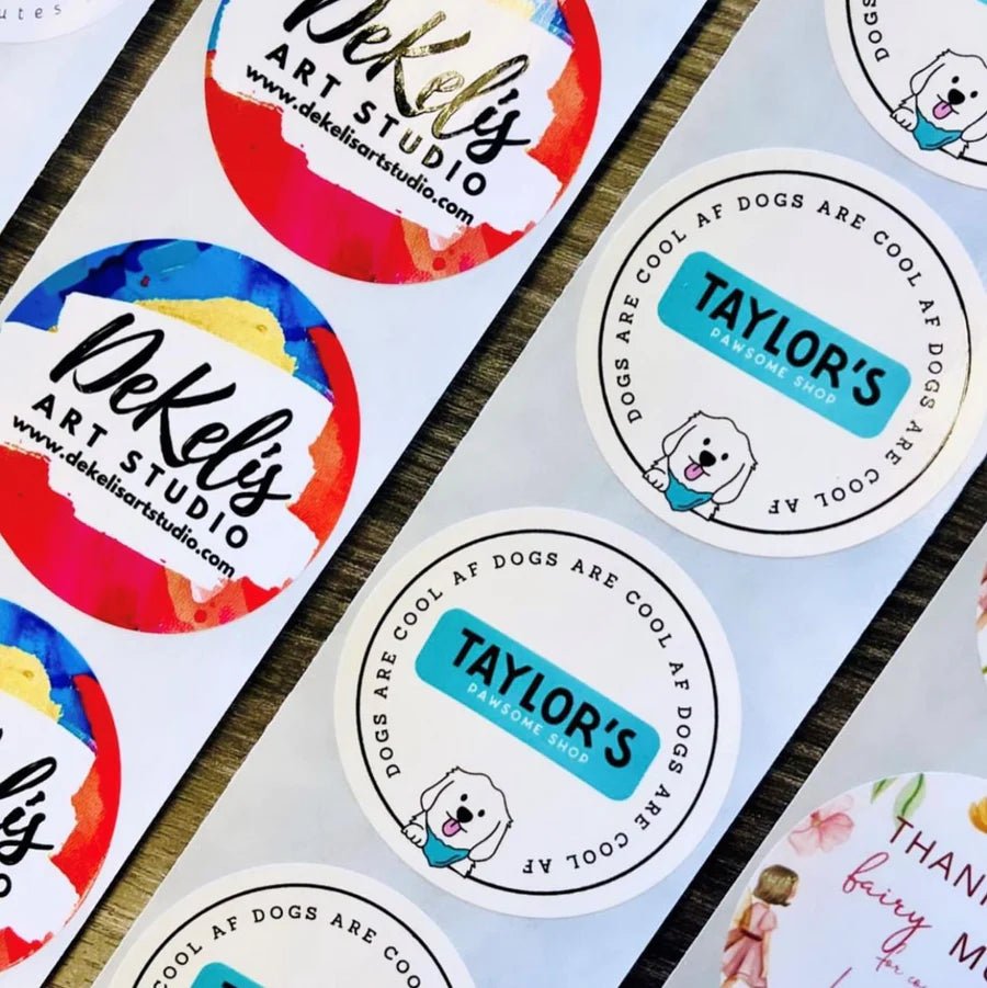 Custom Circle Roll Labels - Stickr - 1.5" - 250 Stickers -