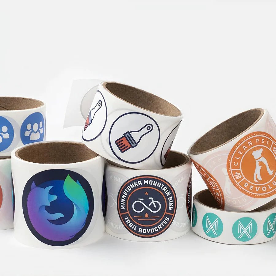 Custom Circle Roll Labels - Stickr - 1.5" - 250 Stickers -