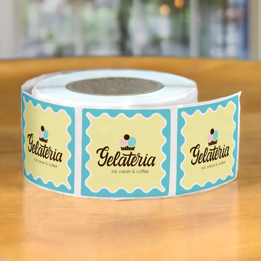 Custom Square Roll Labels - Stickr - 1.5" - 250 Stickers -