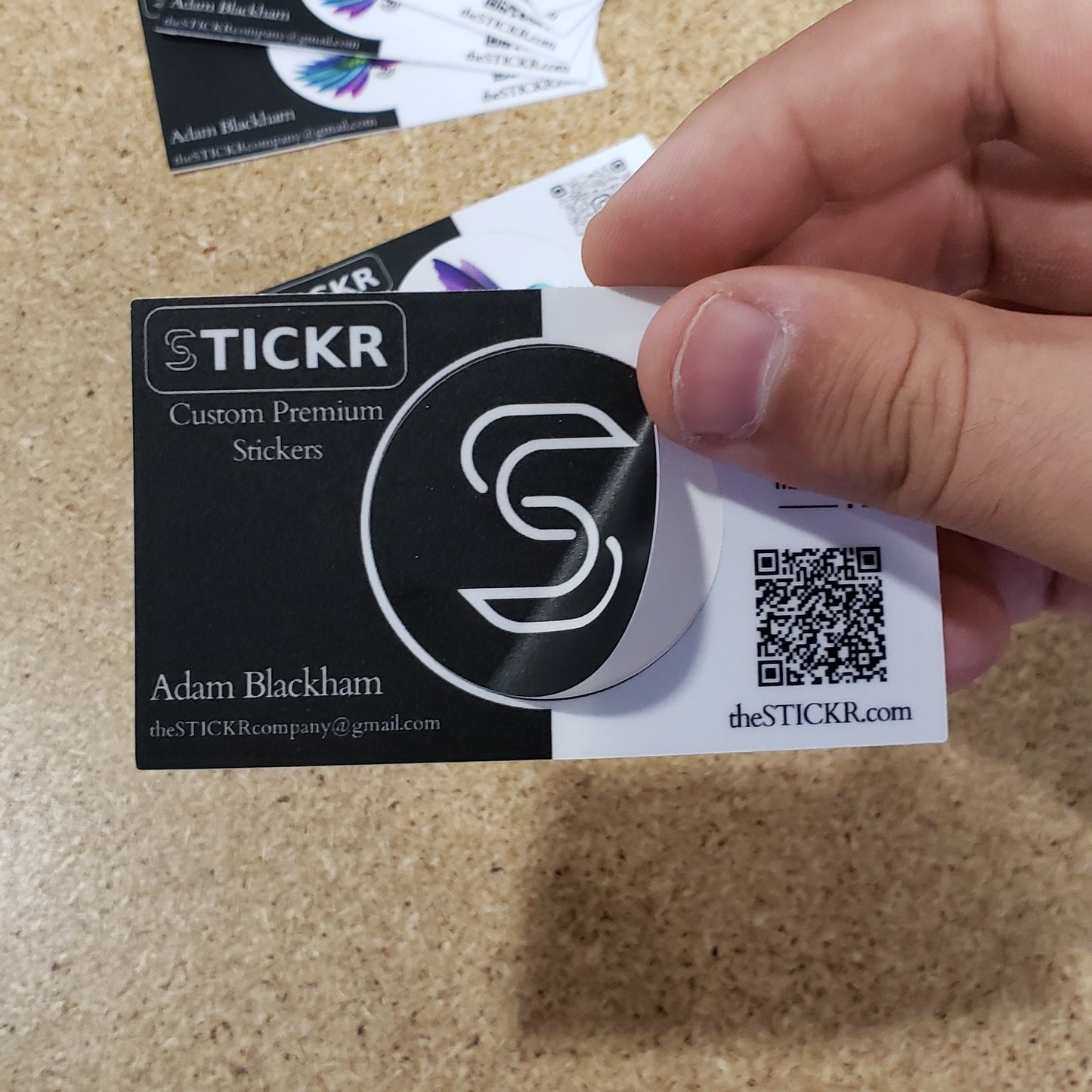 Business Card Stickers