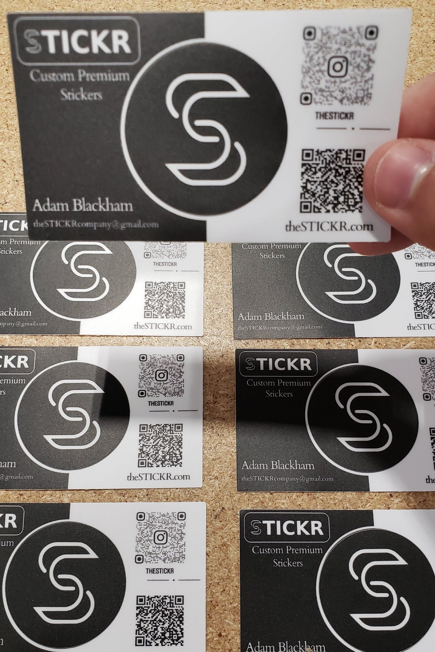 Business Card Stickers